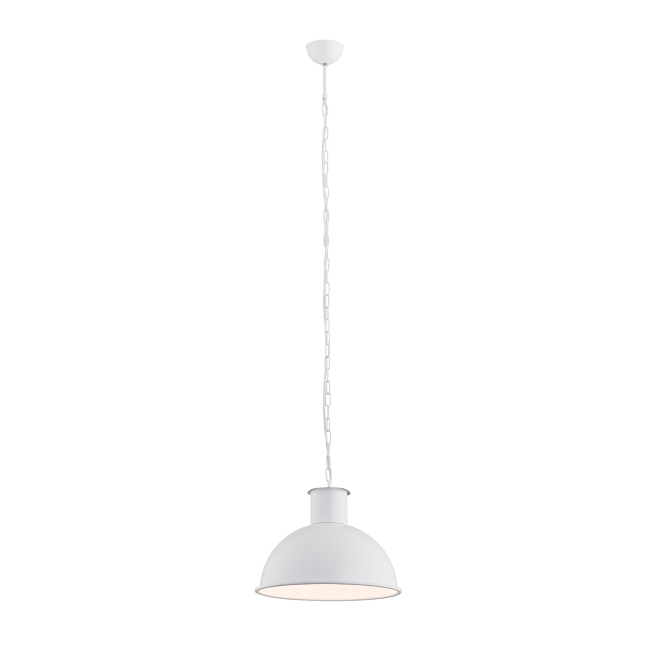 Fratu Pendant Light, 1 Lamp, White, 38cm