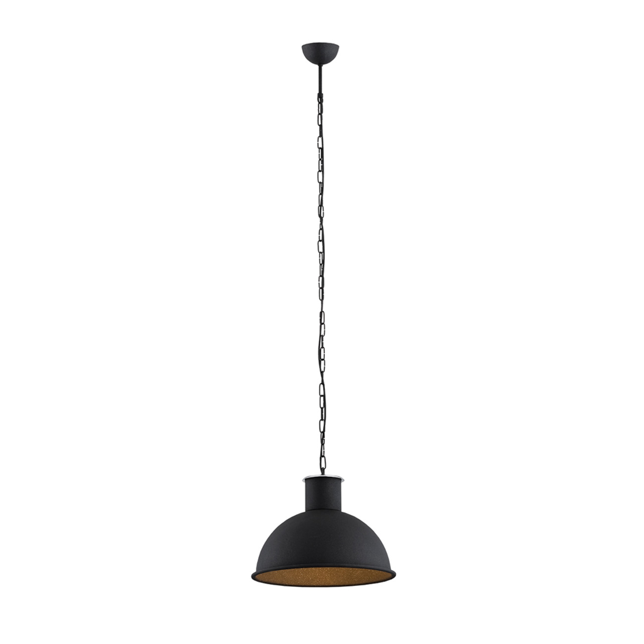 Fratu Hanging Pendant Lamp, Black, 1 Lamp, 38cm