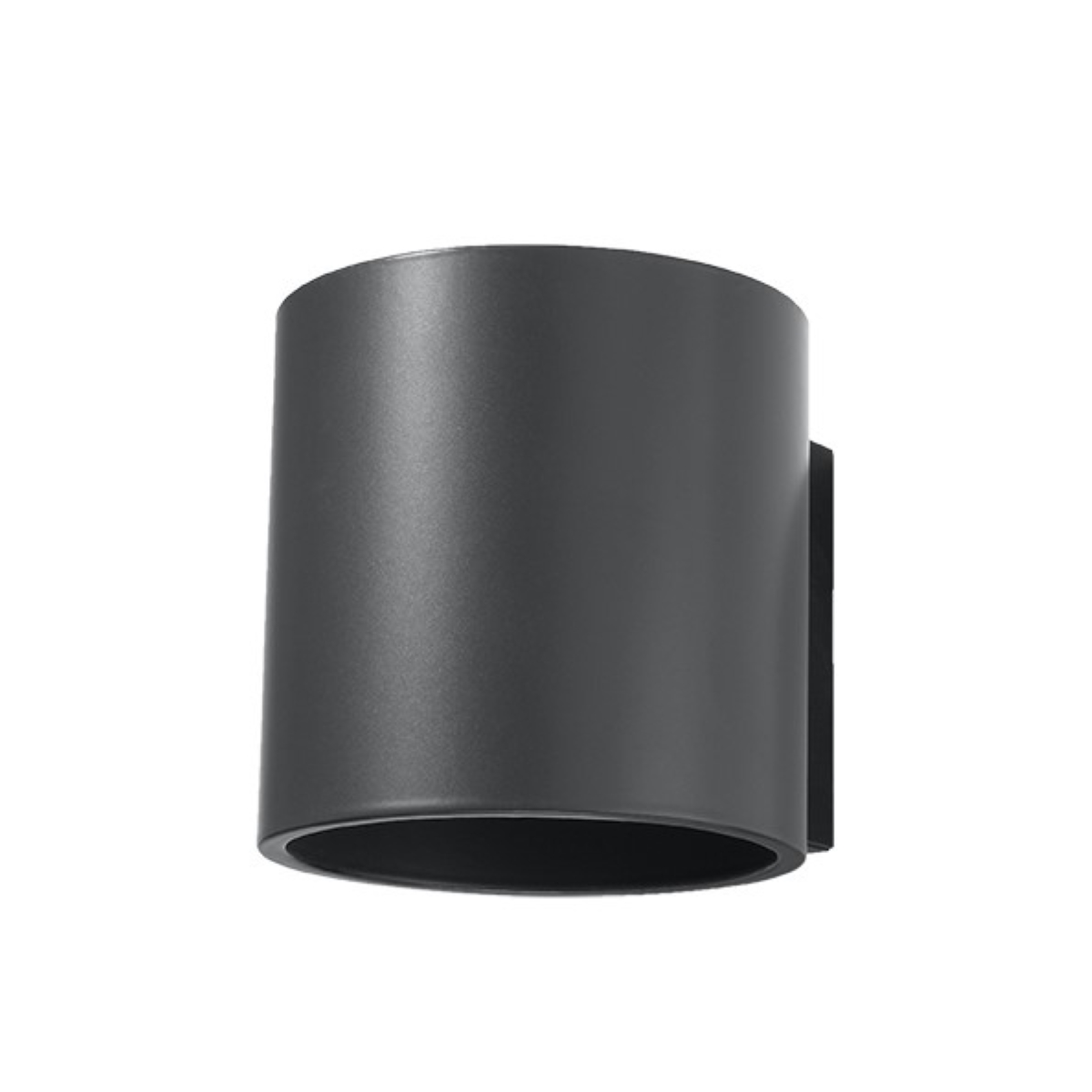 Orbital Anthracite Cylinder Wall Lamp, Metal, G9, 1 Light, 10cm Wide