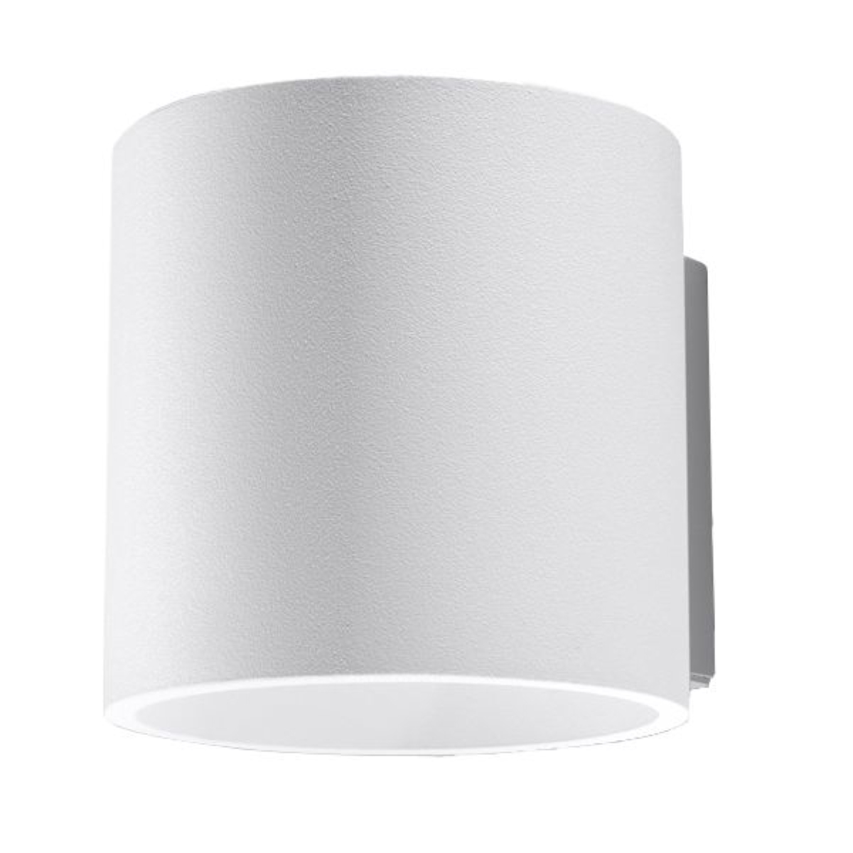 Orbital White Cylinder Wall Light, Metal, G9, 1 Light, 10cm Wide