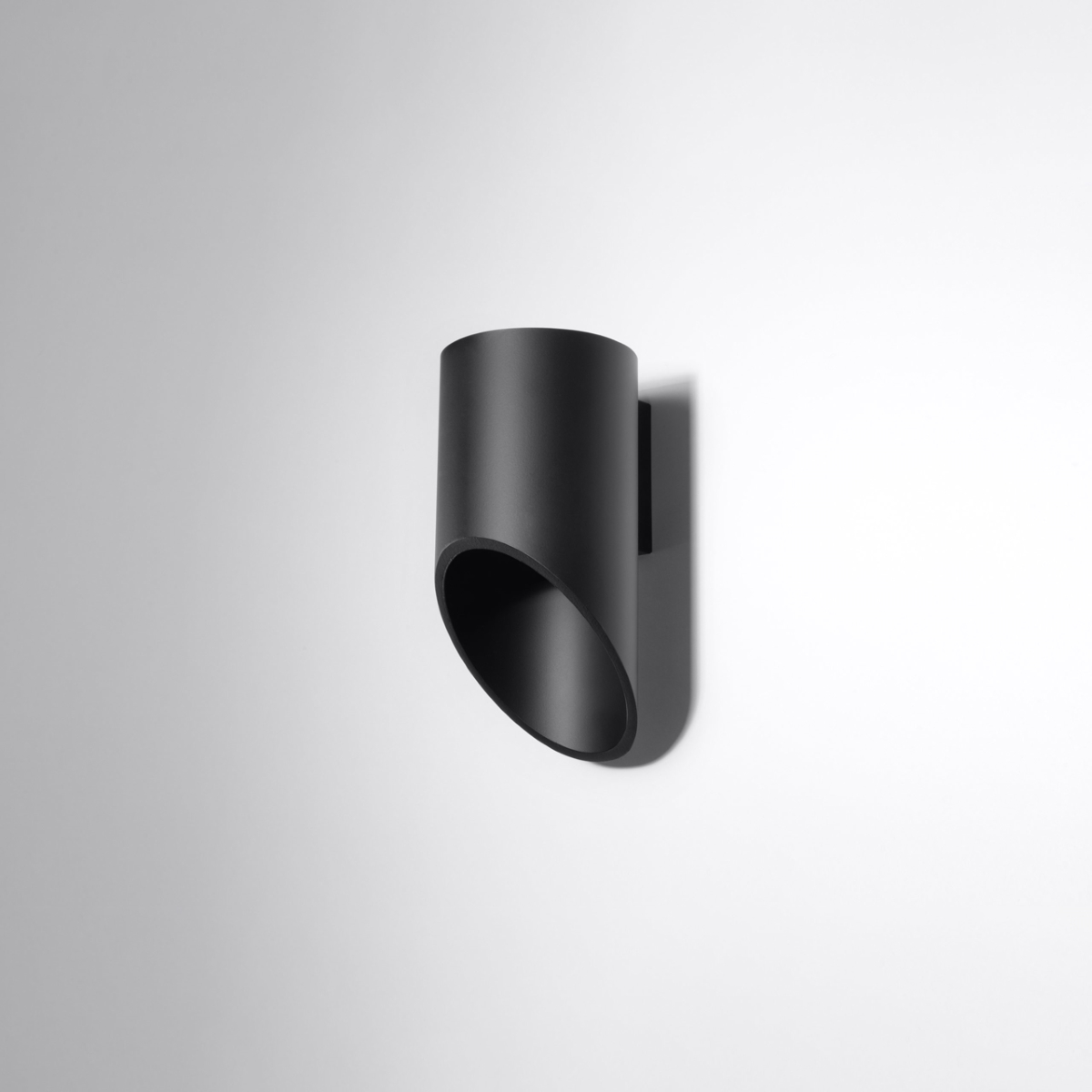 Penza Small Black Wall Washer Lamp, 1 Light, 20cm Height
